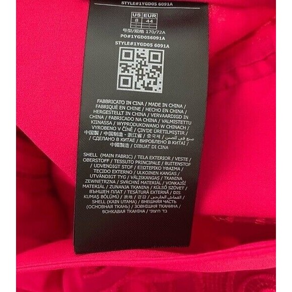 GUESS Marciano Shorts The Weekend Lace Applique Short Chenile Rose Red Classy 8 - Picture 12 of 14